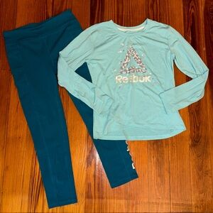 Reebok legging & shirt set